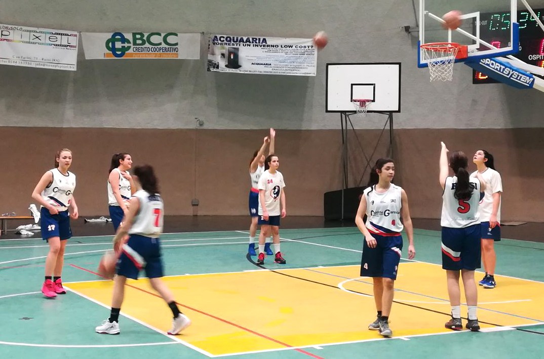 24/02/2018 U16F: HELLAS CERVIA - BCR  44-38 / BCR - FAENZA FUTURA  39-28