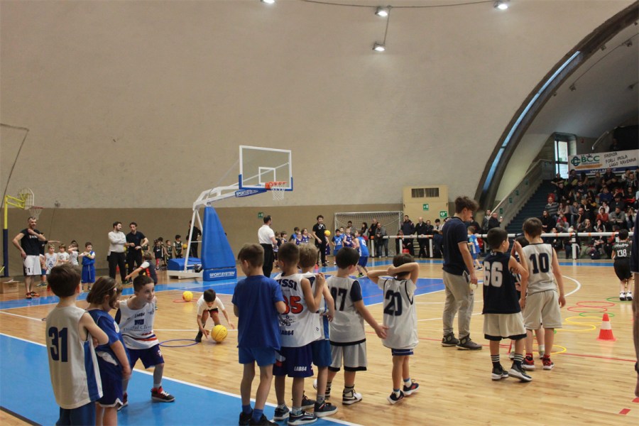 15/02/2020: FESTA DEL MINIBASKET: TANTO DIVERTIMENTO PER 150 BAMBINI