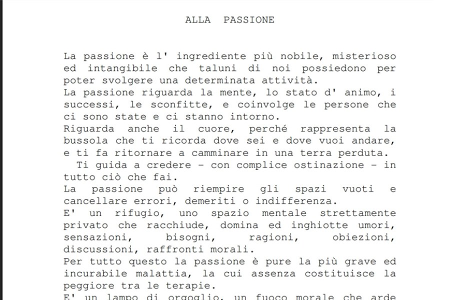 LUNEDI 05/09/2016  - INIZIO ATTIVITA' GIOVANILE