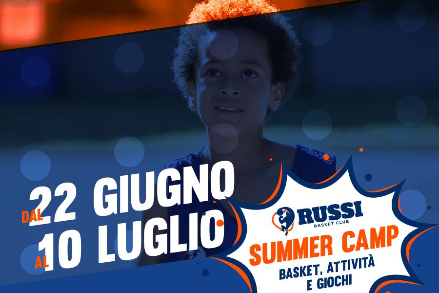 22/06/2020: DAL 22 GIUGNO IL PRIMO SUMMER CAMP DEL BASKET RUSSI