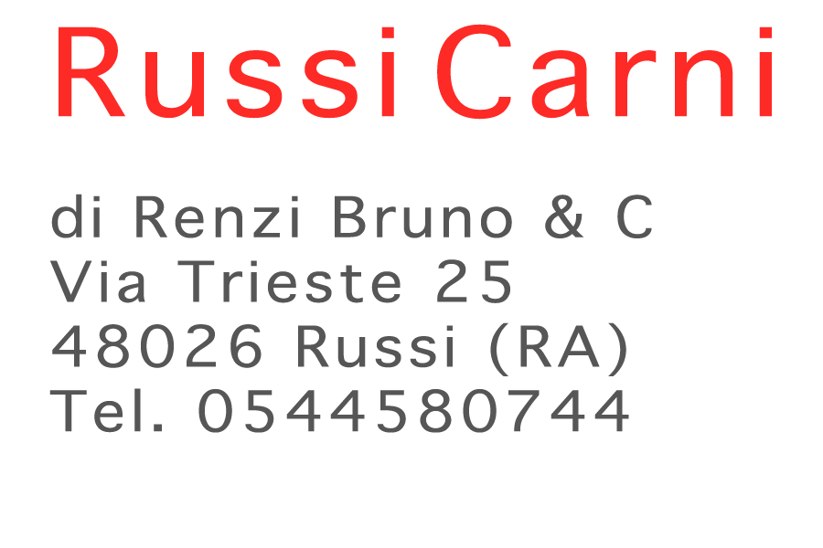 RUSSI CARNI di Renzi Bruno e C.